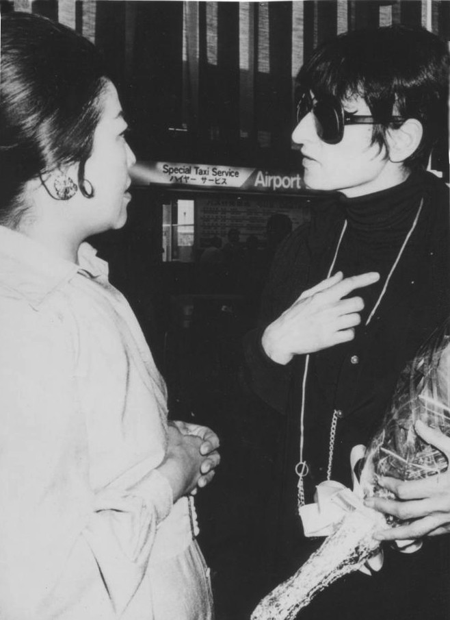 Barbara et sa productrice à Tokyo 1975