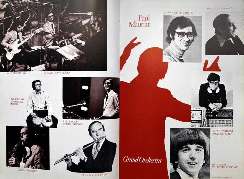 Paul Mauriat Japon 1974 programme