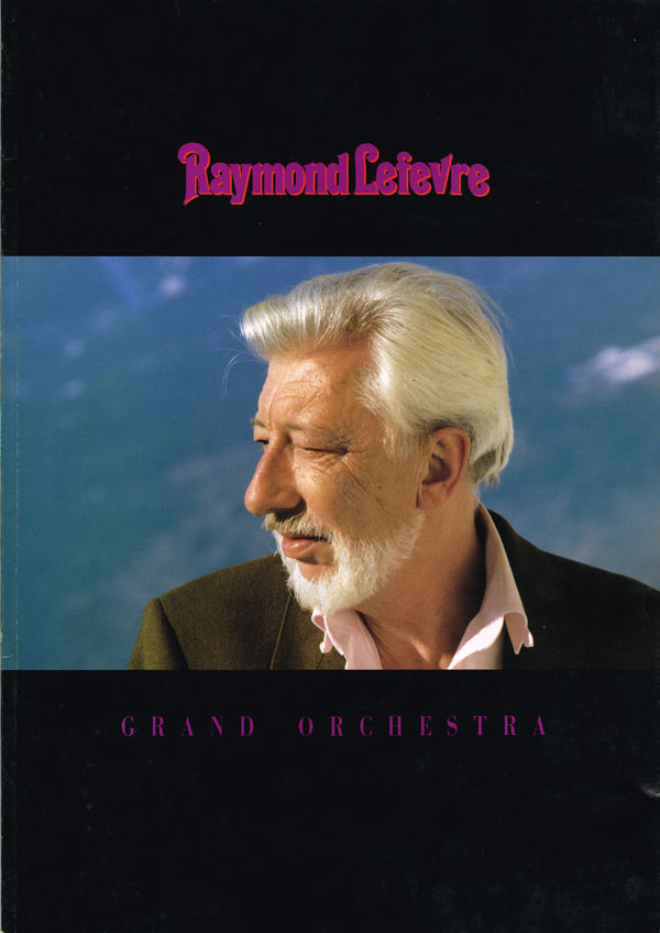 Raymond Lefevre programme tournée Japon 1987