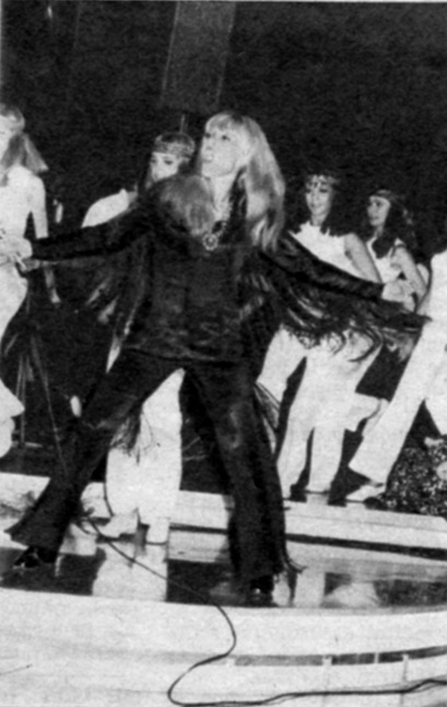 Sylvie Vartan en concert au Gattapardo de Rome, 1969