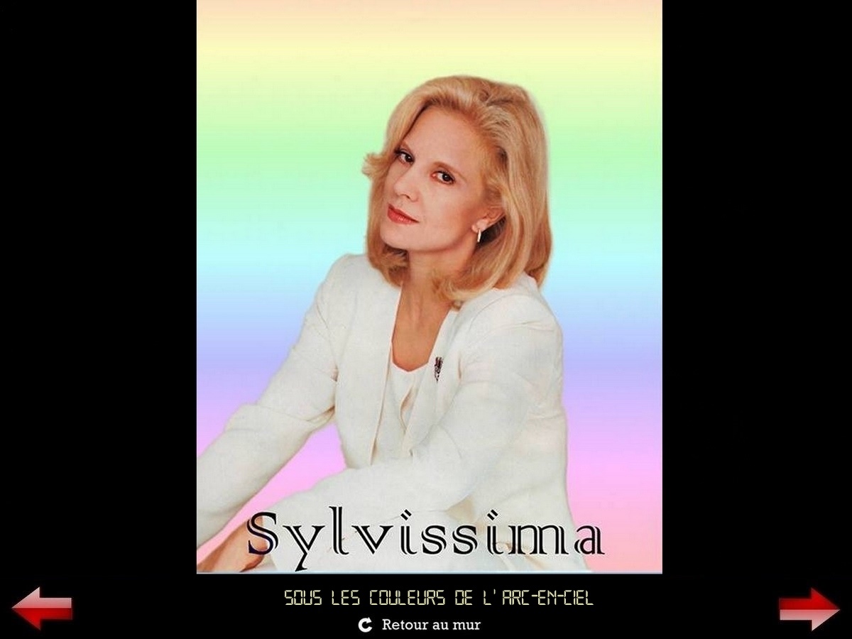 Sylvie Vartan Galerie Fan Art Sylvissima, Sous les couleurs de l'arc-en-ciel