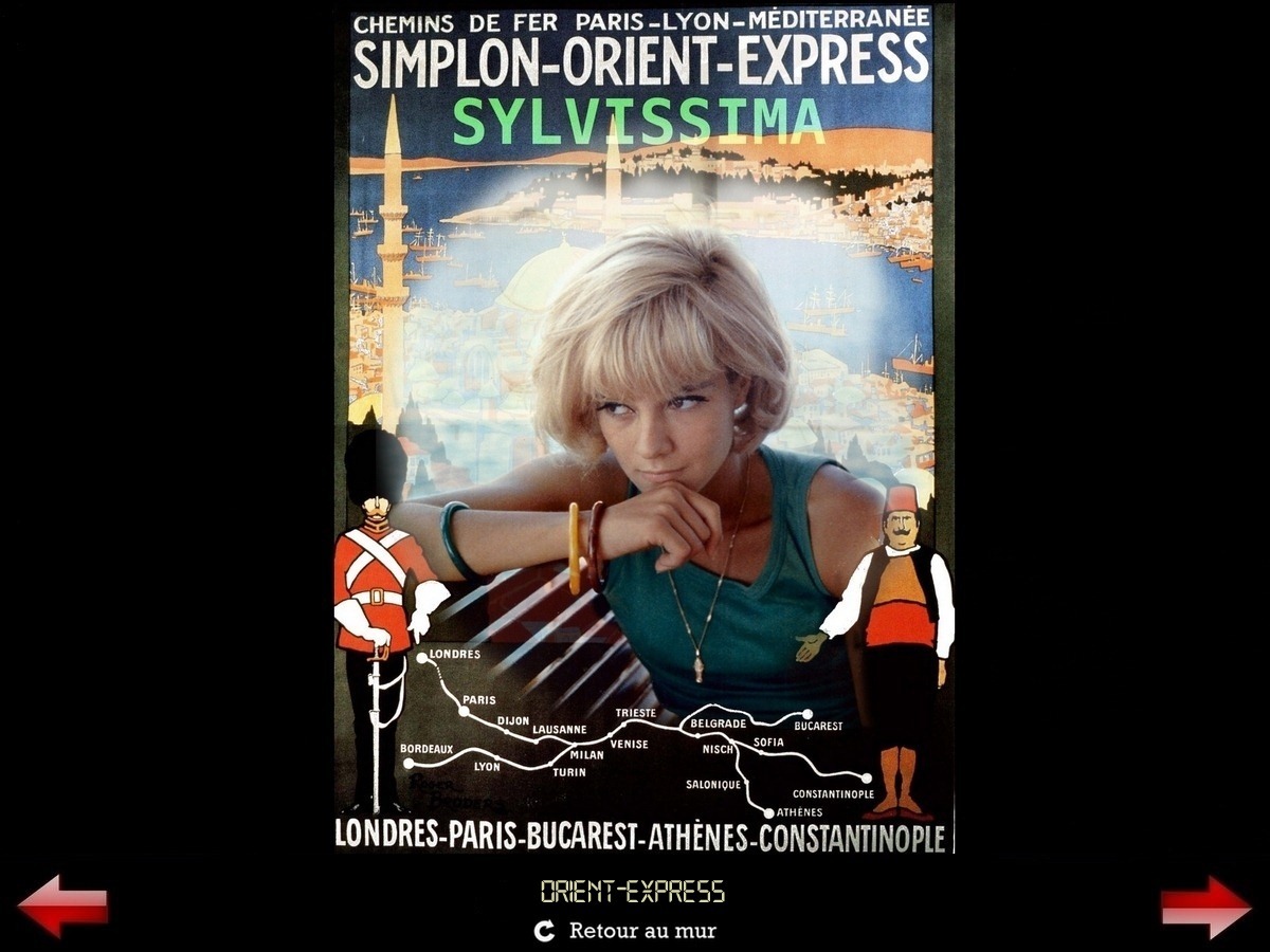 Sylvie Vartan Galerie Fan Art Sylvissima, Orient-Express