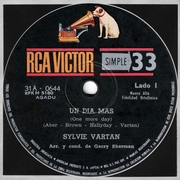 Sykvie Vartan SP Uruguay  "One more day"  RCA 31A 0644 Ⓟ 1965