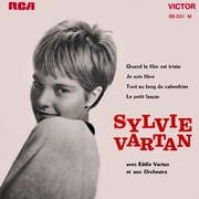 Sylvie Vartan EP "Quand le film est triste"   RCA 86.531 Ⓟ 1961