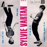 Sylvie Vartan EP "Baby c'est vous"   -  RCA 86.572  - Ⓟ 1962