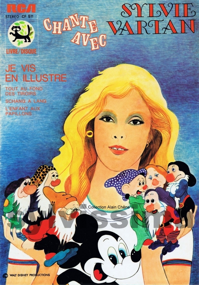  Sylvie Vartan  Sylvie Vartan  Livre-disque - Je vis en illustré - CF 511- Ⓟ 1976