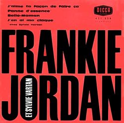  EP "Panne d'essence"  de Frankie Jordan avec la participation de Sylvie Vartan - DECCA 451058 Ⓟ 1961