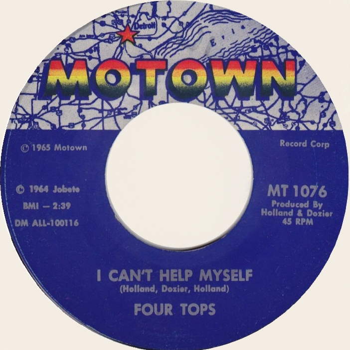 45 rpm I can't help myself  The Four Tops