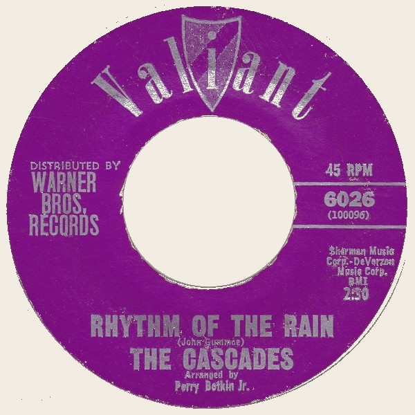 45 rpm Rythm of the rain  The Cascades