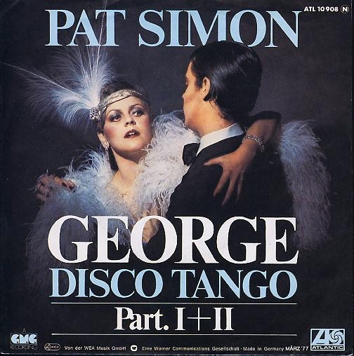 45 rpm George Disco Tango  Pat Simon