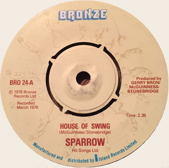 45 rpm House of Swing  Sparrow