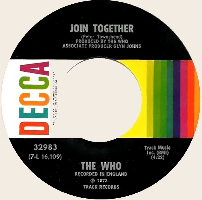 45 rpm Join together  The Who