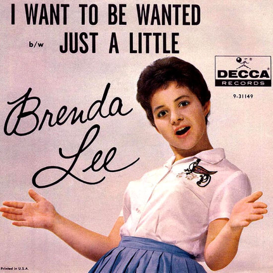 45 rpm Just a little  Brenda Lee