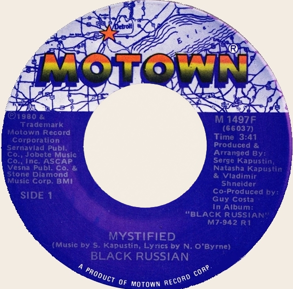 45 rpm Mystified  Black Russian