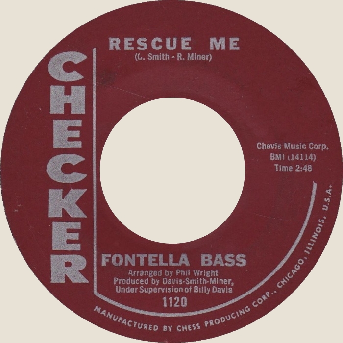 45 rpm Rescue me  Fontella Bass