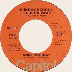 45 rpm Sunday school to Broadway  Anne Murray