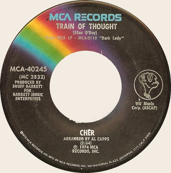 45 rpm Train of Thought  Cher