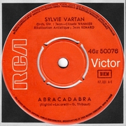 Sylvie Vartan SP Grèce  "Abracadabra"  46G 50076 Ⓟ 1969