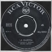 Sylvie Vartan SP Grèce "La Maritza"  46G 50053 Ⓟ 1968