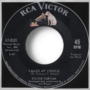 Sylvie Vartan SP USA "I made my choice" 47-8520  Ⓟ 1965