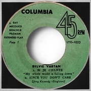 Sylvie Vartan EP Viêt Nam  "Si je chante" Columbia LYD 2023 Ⓟ 1964