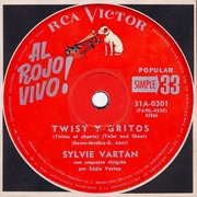 Sylvie Vartan SP Argentine "Twiste et chante"    34A-0301  Ⓟ 1963