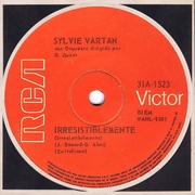 Sylvie Vartan SP Argentine "Irrisistibilmente"   31A-1523 Ⓟ 1969