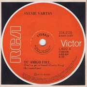 Sylvie Vartan SP Argentine "Tu amigo fiel"   31A-2135  Ⓟ 1972