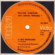 Sylvie Vartan SP Brésil   "Il mio problema"   101 1071  Ⓟ 1975