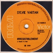 Sylvie Vartan SP Brésil "Irrésistiblement"   LC 16206 Ⓟ 1969