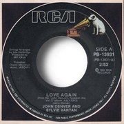 Sylvie Vartan SP Canada  "Love again"  RCA  PB 13931 Ⓟ 1984