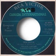 Sylvie Vartan SP Canada "Sha la la"  RCA  57 5640 Ⓟ 1964