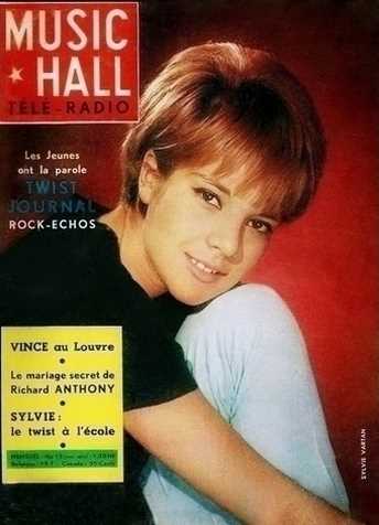 Revue "Music-hall" avec Sylvie Vartan en couverture, 1961