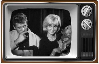 Sylvie Vartan et Johnny Hallyday annoncent leurs fiançailles à la télévision, 19 octobre 1963