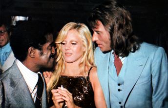 Sammy Davis Jr, Sylvie Vartan et Johnny Hallyday en 1971