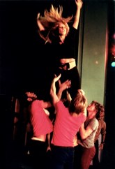 Sylvie Vartan et ses danseurs lors des répétitions de son Olympia 1972