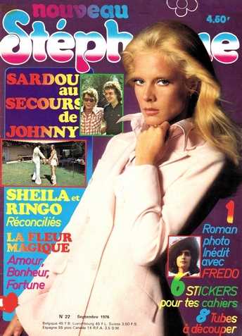 Sylvie Vartan en couverture du magazine "Stéphanie" N°22 (Septembre 1976)