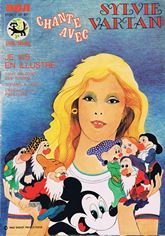 Sylvie Vartan Recto du  Livret-disque "Je vis en illustré" RCA CF 511 (1976)