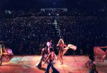 Sylvie Vartan en tournée d'été 1977