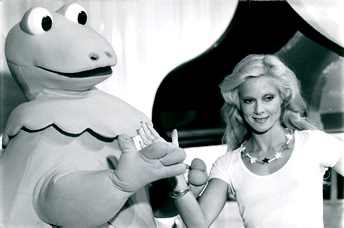 1978, plateau TV, Sylvie Vartan et Casimir