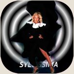Sylvie Vartan Galerie Fan Art Sylvissima, Robe Nonne Dior 1982, Vignette