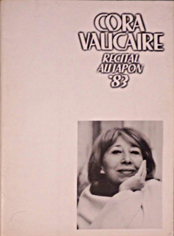 Cora Vaucaire programme Japon 1980