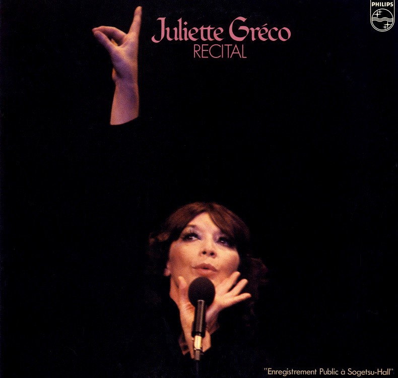 LP japonais de Juliette Gréco Récital Philips