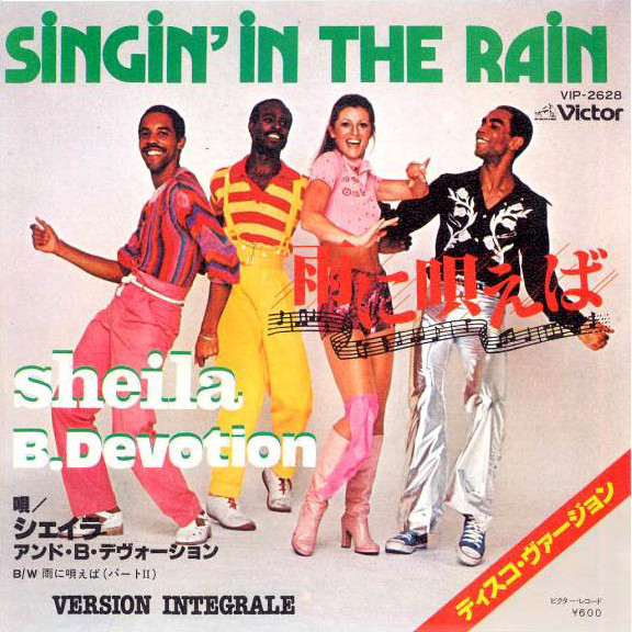 SP japonais de Sheila B. Devotion "singin in the rain"